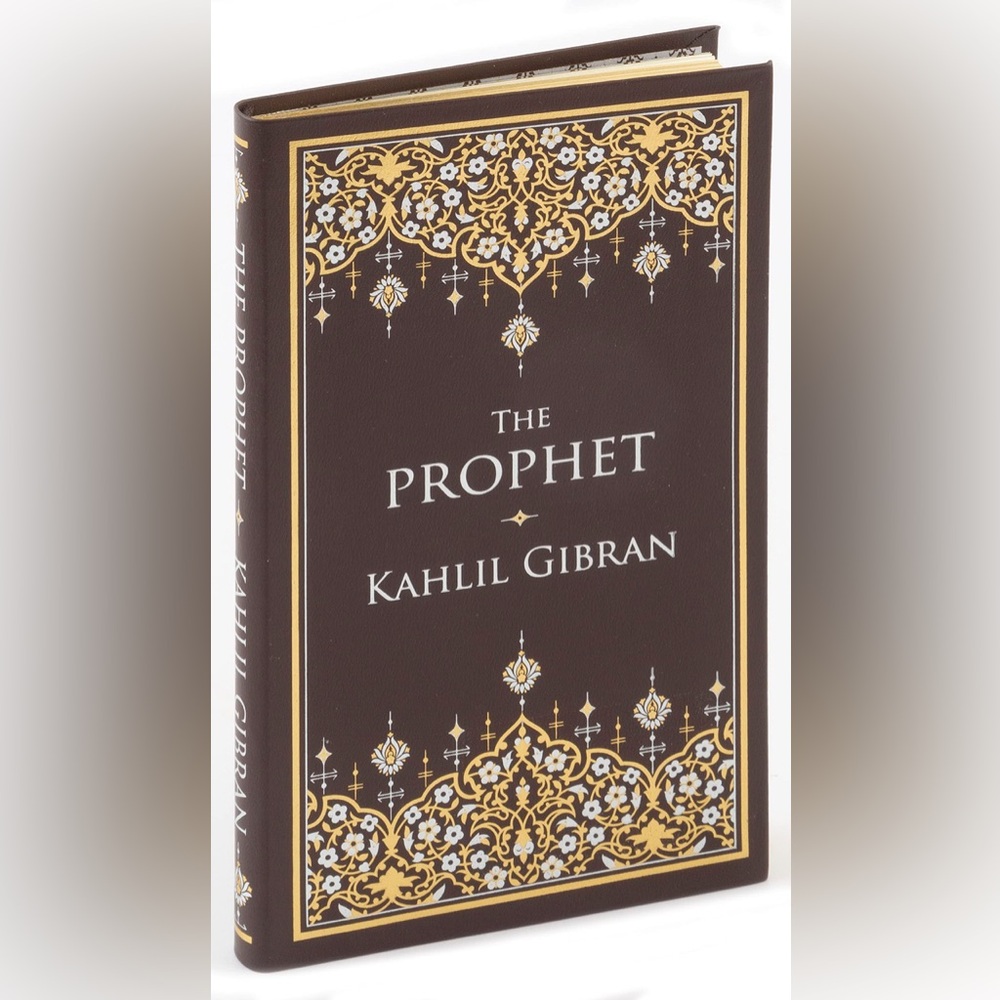 The Prophet by Khalil Gibran Barnes & Noble Exclusive Brown and Gold Decor Book